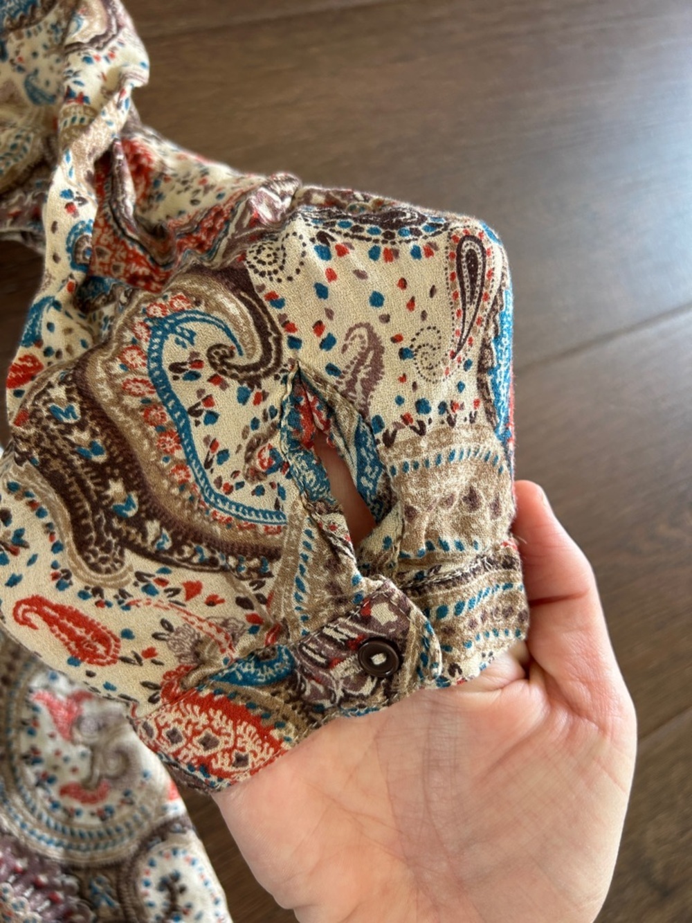 Maurices Paisley Print Top | Paisley Print | Bohemian | Boho | Paisley - Picture 6 of 7